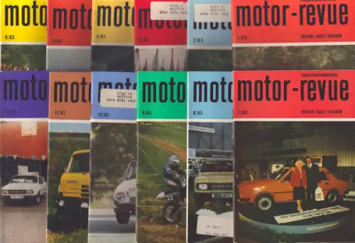 Tschechoslowakische Motor-Revue 1983 Hefte 1-12