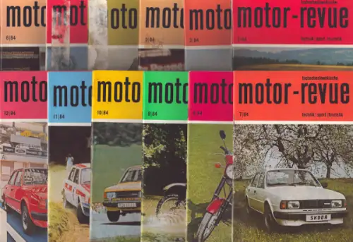 Tschechoslowakische Motor-Revue 1984 Hefte 1-12
