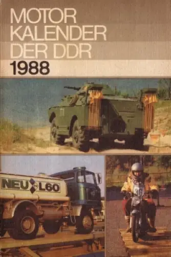 Motor-Kalender der DDR 1988