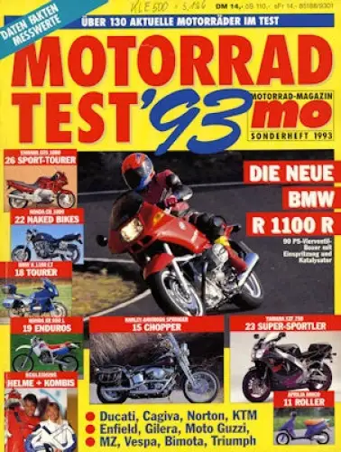 Motorrad MO Testbuch 1993