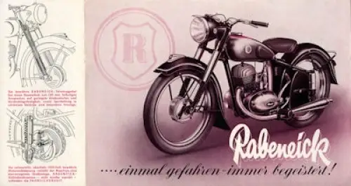 Rabeneick F 250/1 Prospekt 12.1952