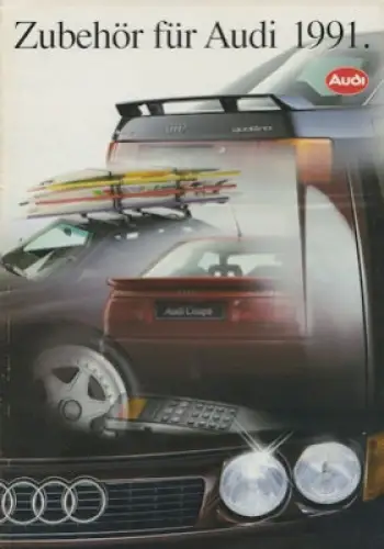 Audi Zubehör Prospekt 10.1990