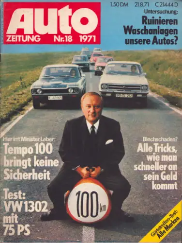 Auto Zeitung 1971 Heft 18