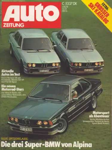 Auto Zeitung 1978 Heft 21