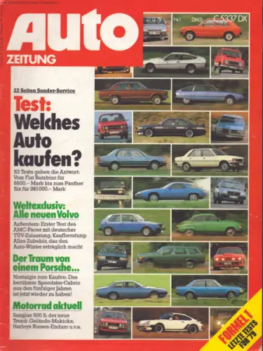 Auto Zeitung 1979 Heft 1