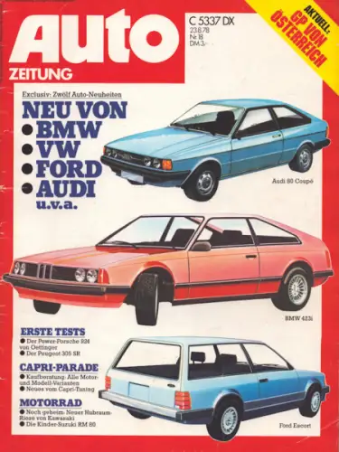 Auto Zeitung 1978 Heft 18