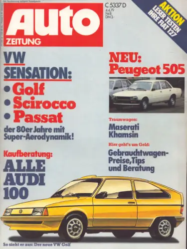 Auto Zeitung 1979 Heft 8