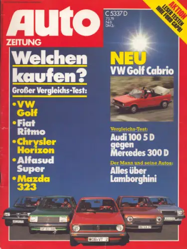 Auto Zeitung 1979 Heft 6
