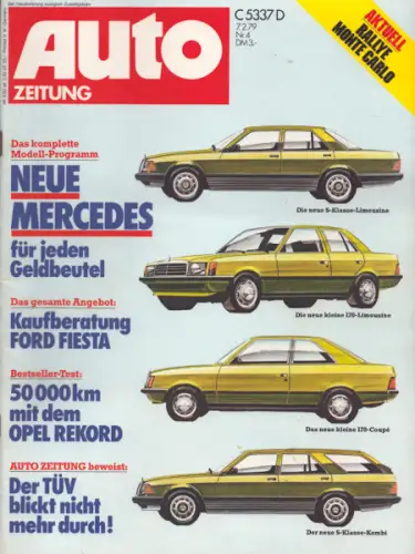 Auto Zeitung 1979 Heft 4