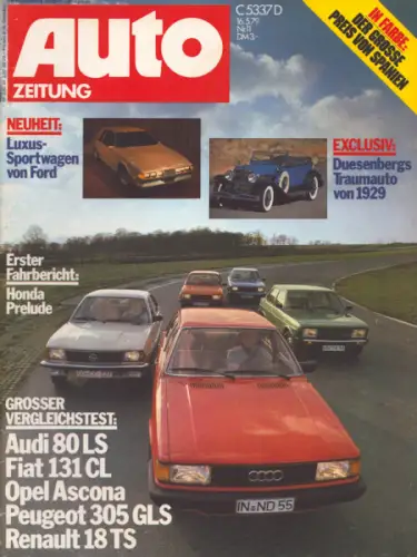 Auto Zeitung 1979 Heft 11