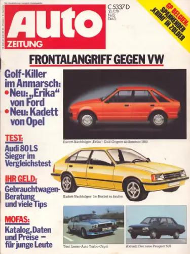 Auto Zeitung 1979 Heft 12