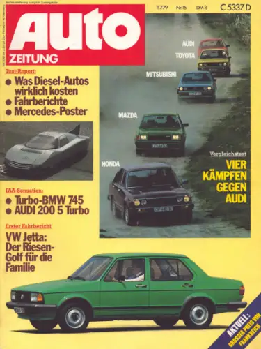 Auto Zeitung 1979 Heft 15