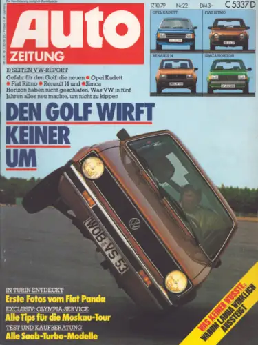 Auto Zeitung 1979 Heft 22