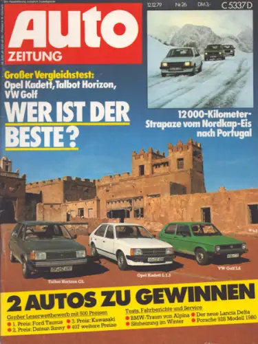 Auto Zeitung 1979 Heft 26