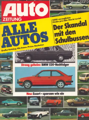 Auto Zeitung 1980 Heft 19