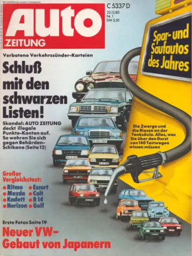 Auto Zeitung 1981 Heft 1