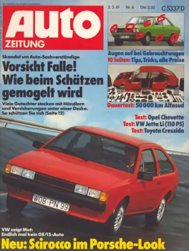 Auto Zeitung 1981 Heft 6