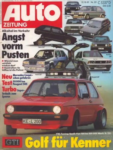 Auto Zeitung 1981 Heft 22