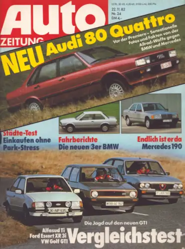 Auto Zeitung 1982 Heft 24
