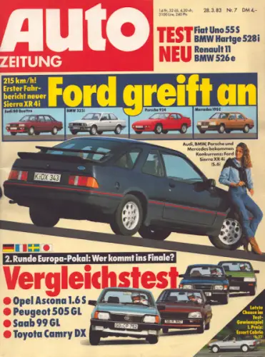 Auto Zeitung 1983 Heft 7