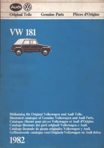 VW 181 Bildkatalog 1982