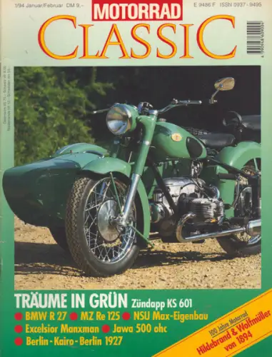 Motorrad Classic 1994 Heft 1