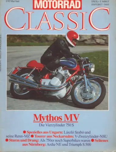 Motorrad Classic 1992 Heft 2