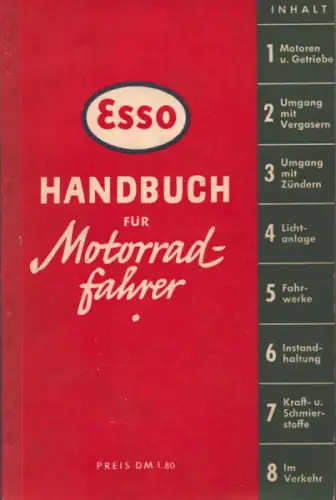 ESSO Handbuch für Motorradfahrer 1953