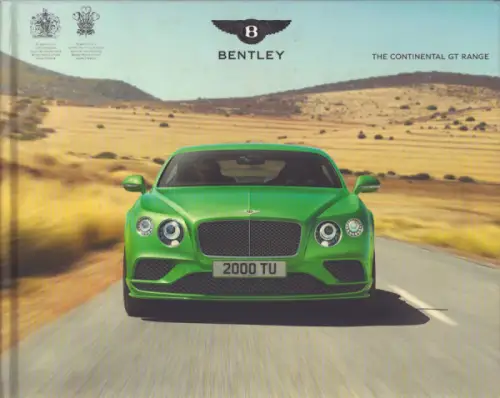 Bentley Continental GT Range Prospekt 2016