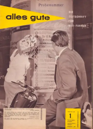 NSU Alles Gute 1958 Heft 1