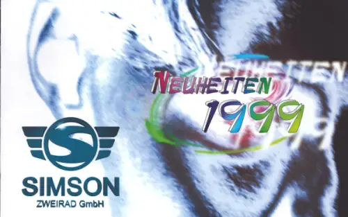 Simson Neuheiten Prospekt 1999