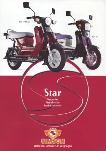 Simson Star Prospekt ca. 1996