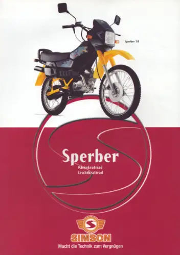 Simson Sperber Prospekt ca. 1996