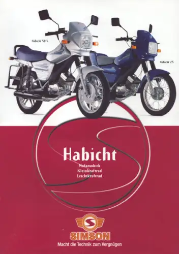 Simson Habicht Prospekt ca. 1996