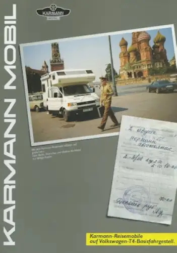 VW T 4 Karmann Mobil Prospekt 9.1991