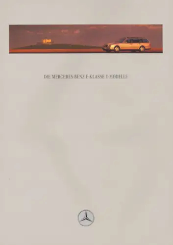 Mercedes-Benz E-Klasse T-Modelle Prospekt 8.1997