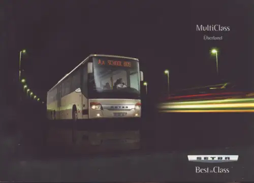 Setra 4 Bus Prospekte 9.2008