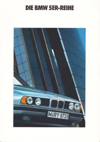 BMW 5er Prospekt 1991