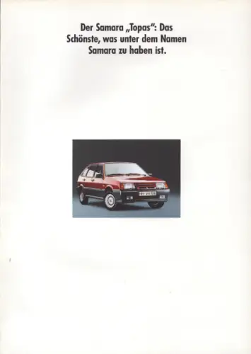 Lada Samara Topas Prospekt 5.1991