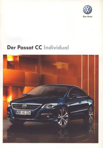 VW Passat CC Individual B 6 Prospekt 2.2009