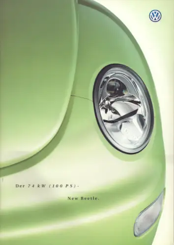 VW New Beetle 74 kW (100 PS) Prospekt 11.1999