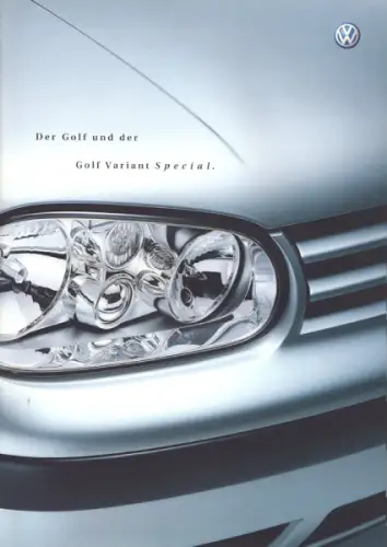 VW Golf 4 / Variant Special Prospekt 4.2002