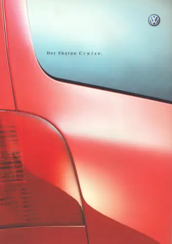 VW Sharan Cruise Prospekt 10.2001