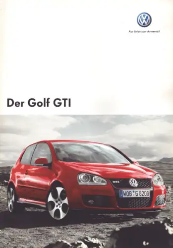VW Golf 5 GTI Prospekt 10.2006