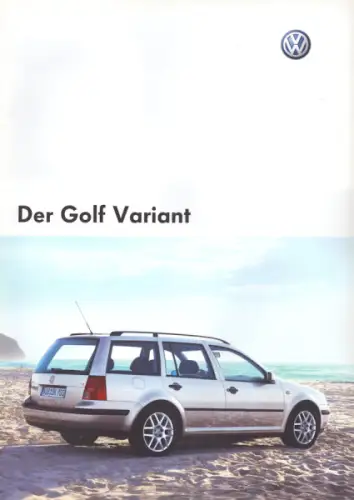 VW Golf 4 Variant Prospekt 5.2003