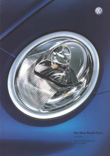 VW New Beetle Style Preisliste 1.2002 für 2003