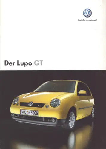 VW Lupo GT Prospekt 10.2004