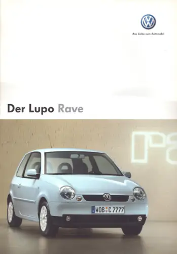 VW Lupo Rave Prospekt 10.2004