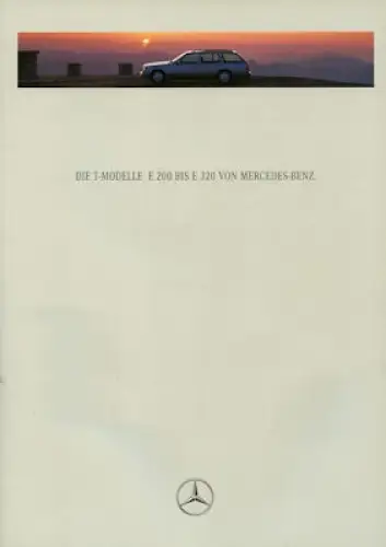 Mercedes-Benz T-Modelle E 200-320 Prospekt 1994