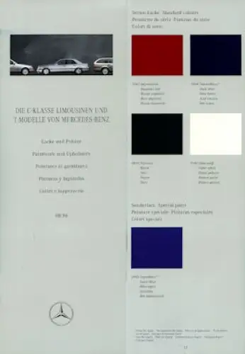Mercedes-Benz C-Klasse Farben 8.1996